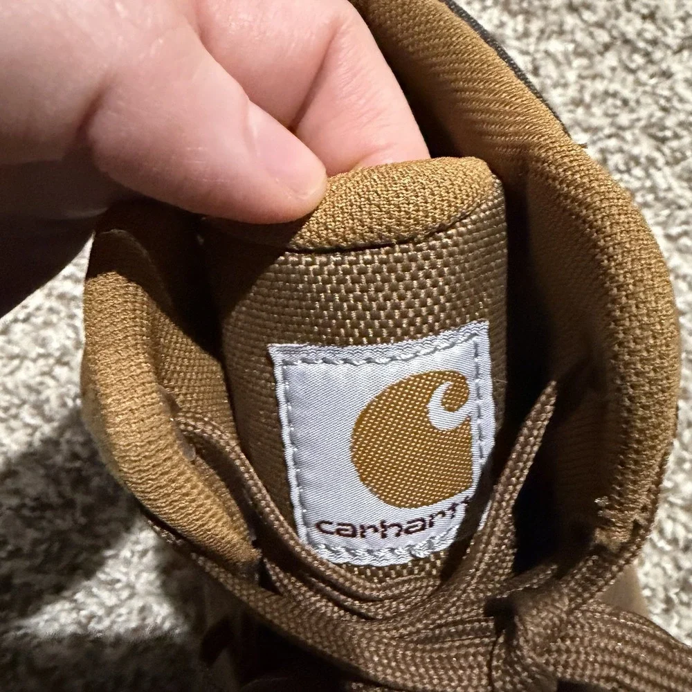 Carhartt Detroit Chukka Mens 10 Brown Leather Work Shoes FC4054-M